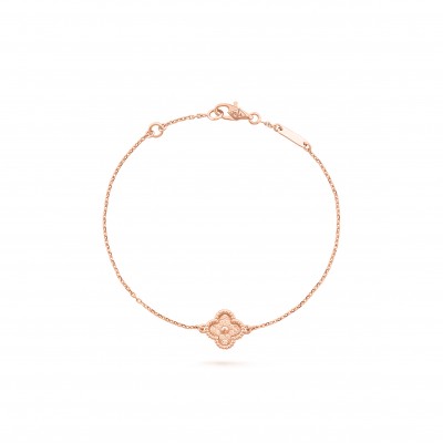 VAN CLEEF ARPELS SWEET ALHAMBRA BRACELET - ROSE GOLD  VCARO8DC00